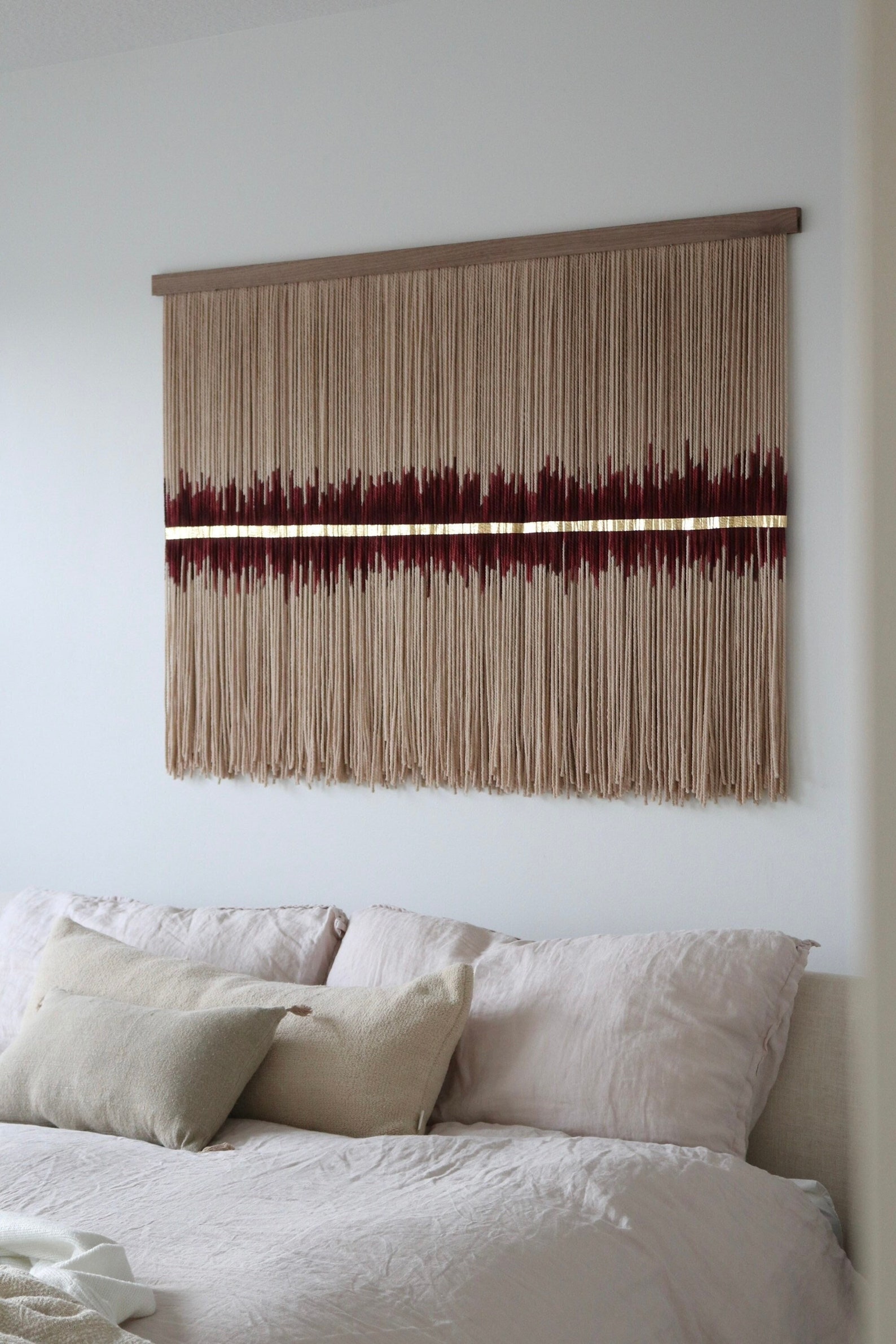 Dip Dye Tapestry Fiber Art Hanging Yarn Tapestry Dip Dye Etsy