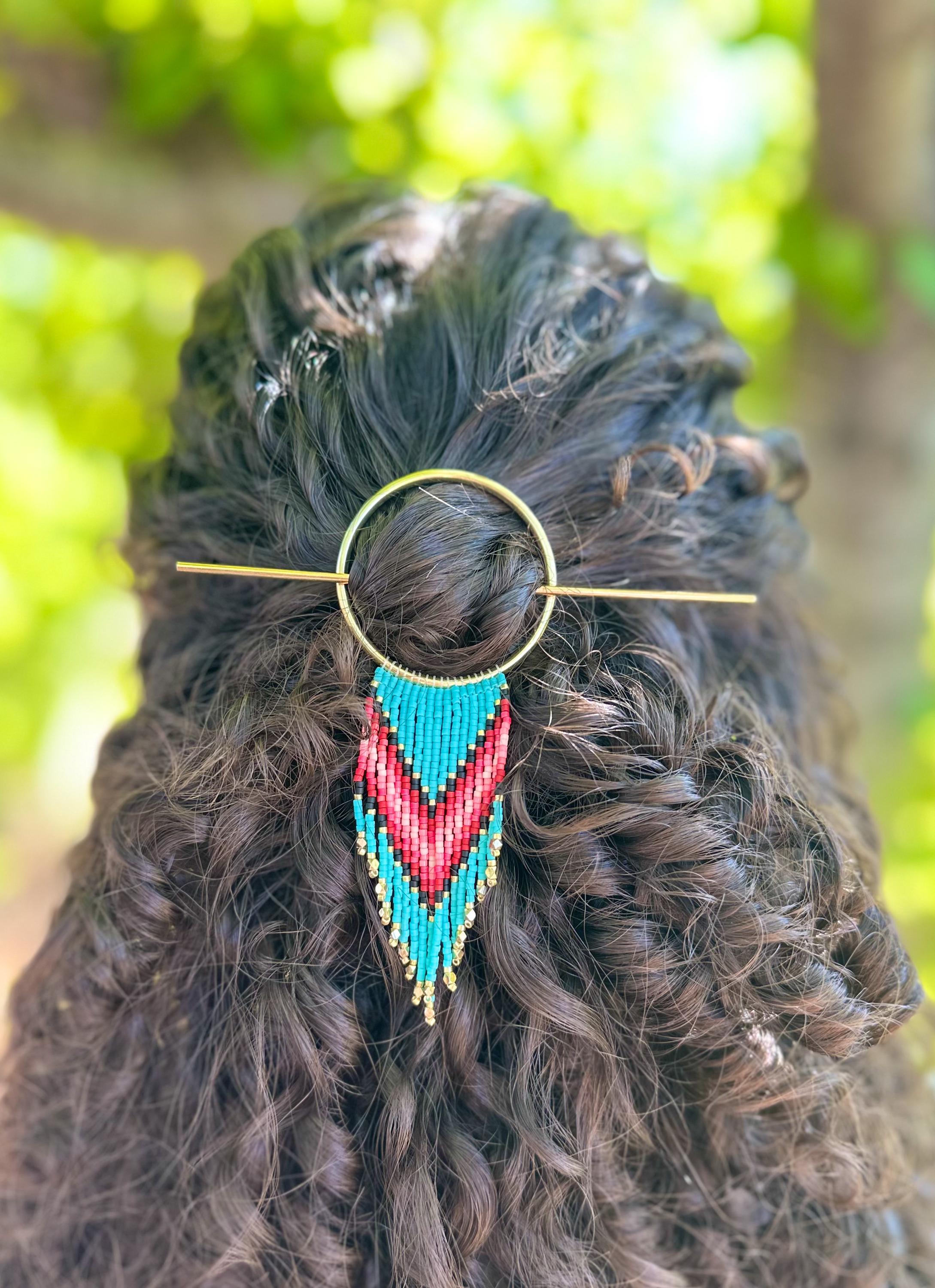 Alaskan Beaded Barrettes - Etsy display picture 2