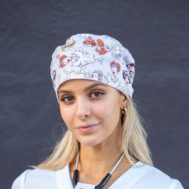Nifty Nurses Surgical Cap Scrub Caps Scrub Hats Surgery Etsy