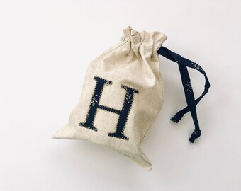 Liberty Monogram Geschenktüte | Umweltfreundliche Geschenktasche | Geschenkverpackung | Geburtstagsgeschenk-Tasche | Hen Party Tasche | Monogramm/initial Tasche