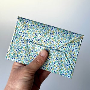 Collezione Primavera Liberty / Busta regalo / Portafoglio regalo / Busta per soldi / Busta in tessuto / Confezione Liberty / Porta biglietti da visita