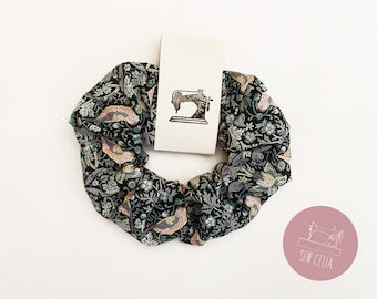 Liberty Hair Scrunchie | Luxury Hair Tie | Liberty Gift | Strawberry Thief Tana Lawn