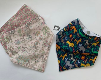 Liberty Baby Lätzchen | Baby-Bandana | Dribbeln Lätzchen | Baby-Dusche-Geschenk | Essbare Lätzchen