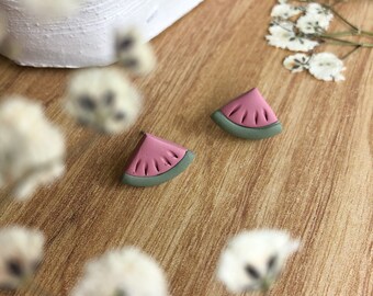 Watermelon Stud Earrings