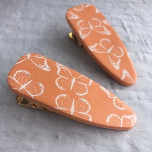 Monarch Butterfly Hair Clip