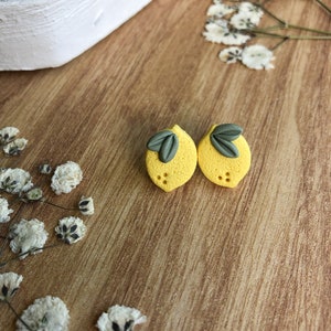 Lemon Stud Earrings