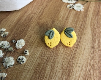 Lemon Stud Earrings