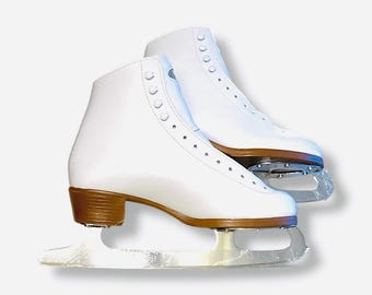 Riedell 121 Figure Skates size 6 Leather made in USA never used new old stock