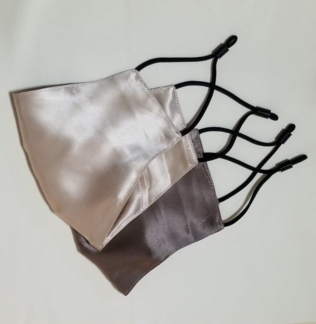 SYLVIESILK Silk Face Mask CAPPUCCINO Mulberry Silk Mask Etsy