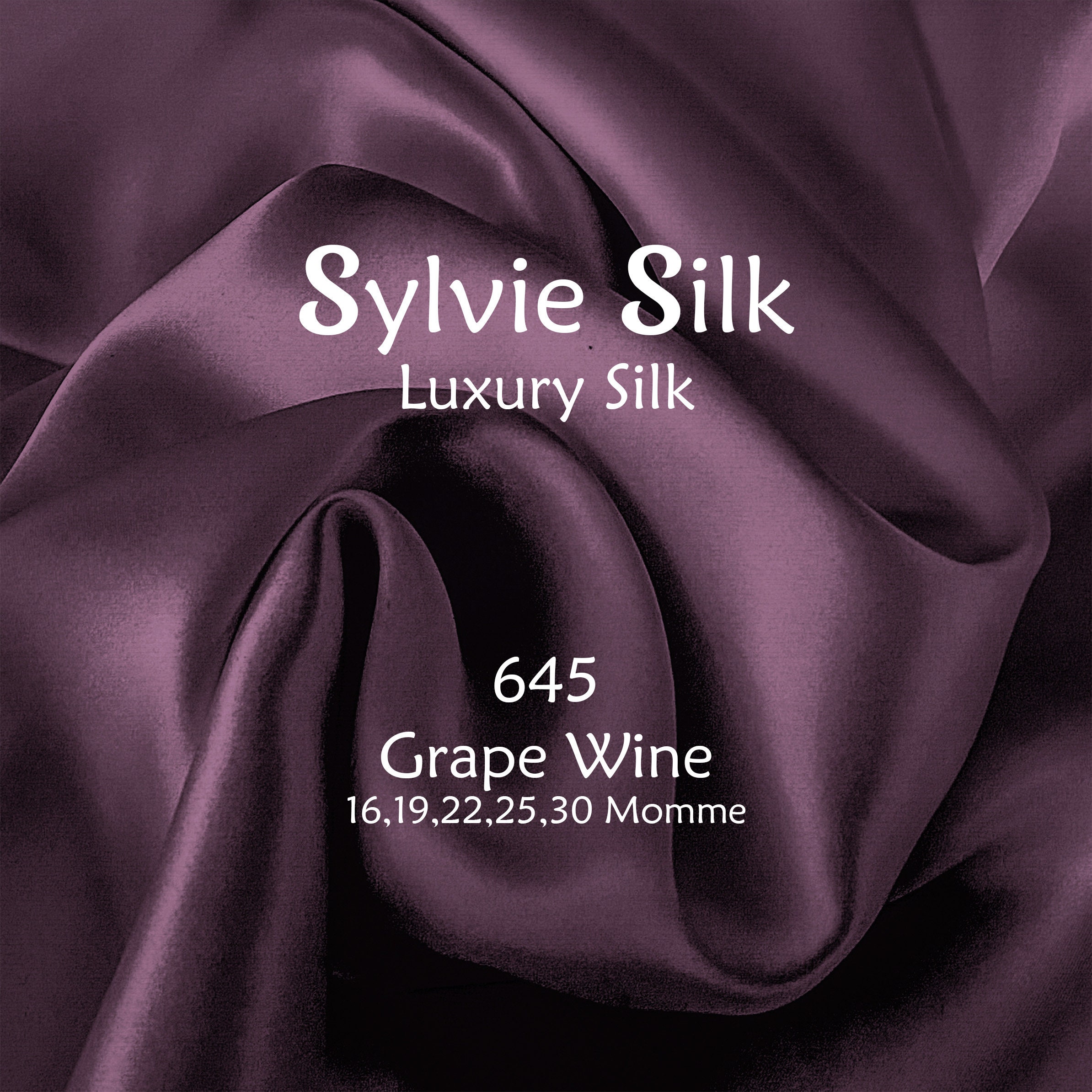 Grape Pure Silk Shantung