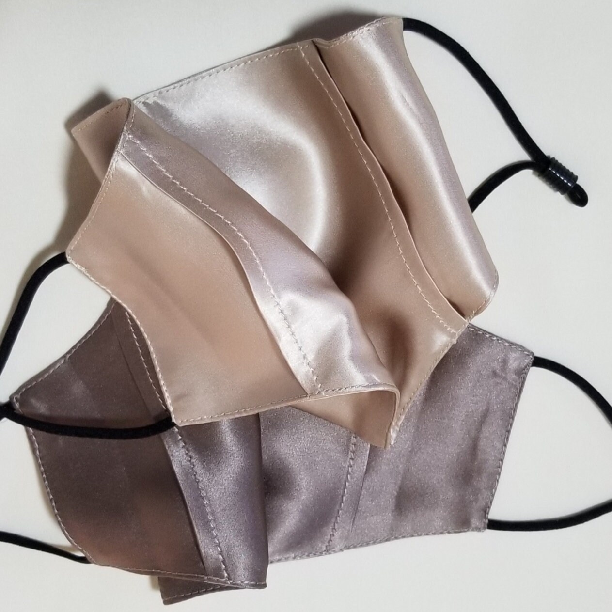 SYLVIESILK Silk Face Mask CAPPUCCINO Mulberry Silk Mask Etsy