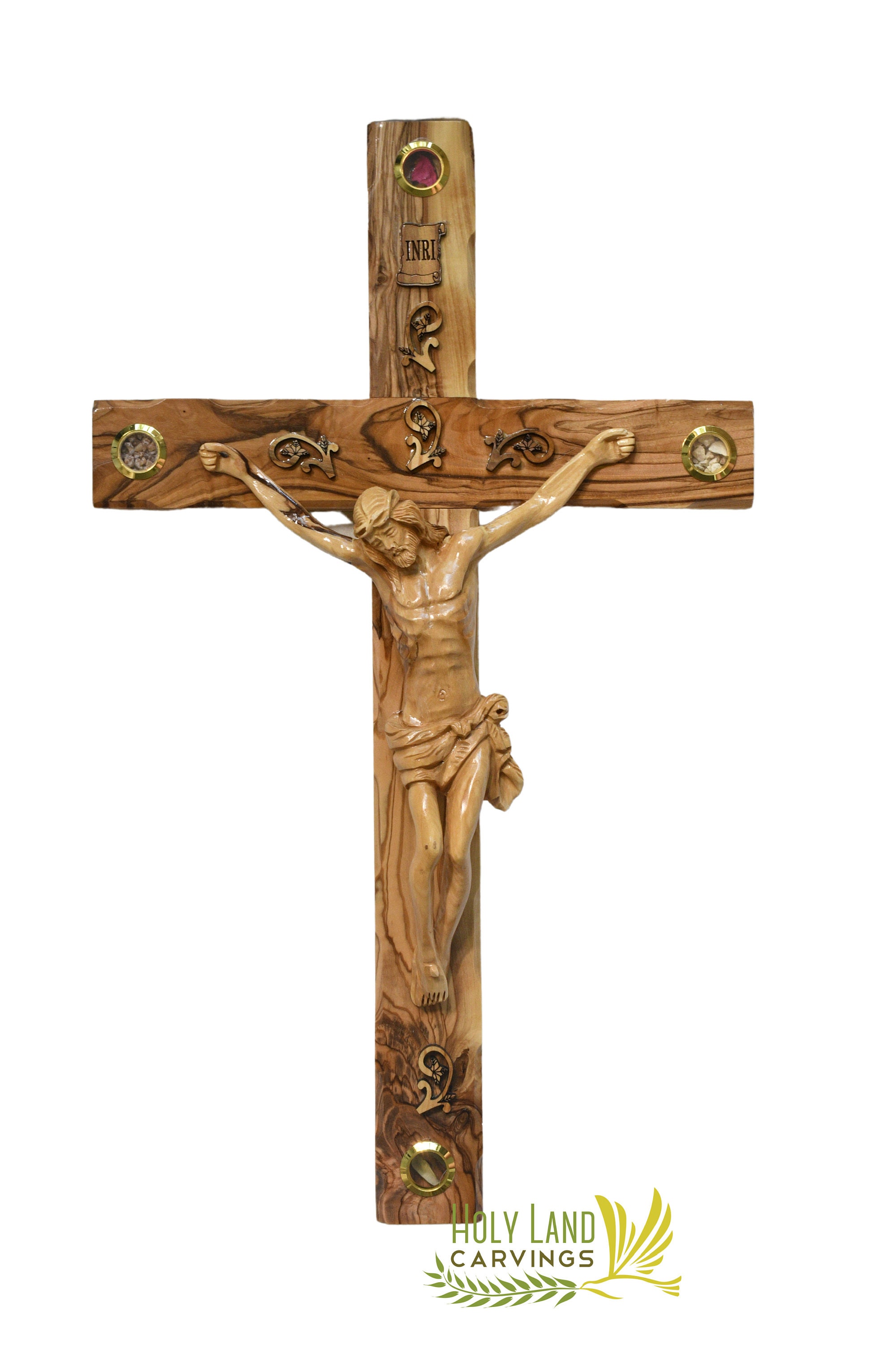 Large Wall Crucifix 20 Inch Wooden Wall Cross Catholic Etsy Australia