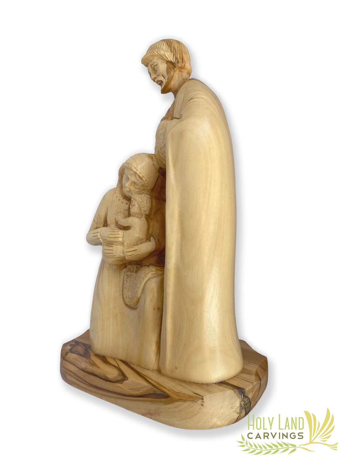 Olive Wood Statue of Holy Family image 2