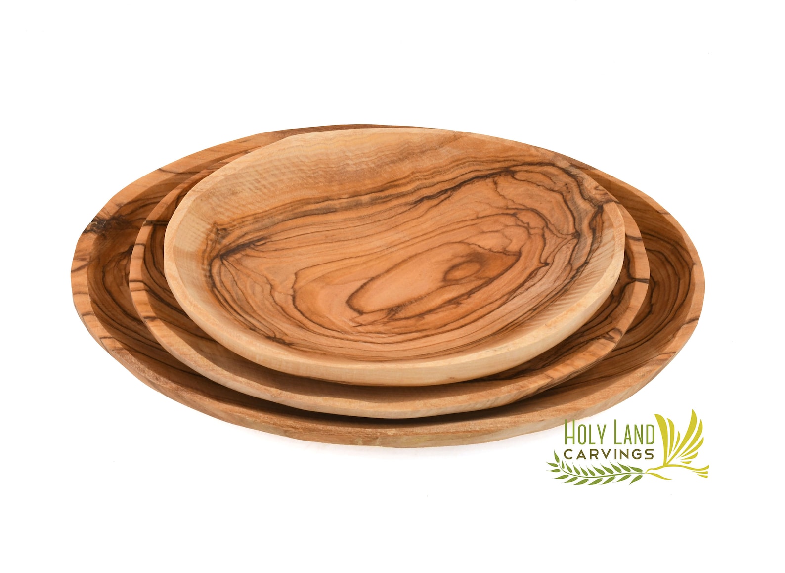 Olive Wood Plate Oval Wooden Plate Appetizers Hand Carved Etsy