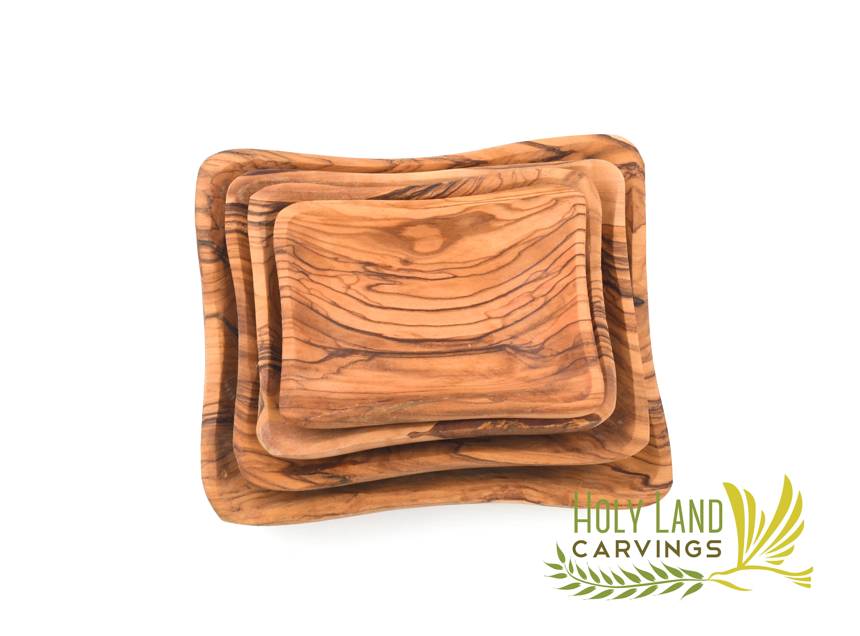 Olive Wood Plate Wooden Plate Appetizers Hand Carved Olive Etsy