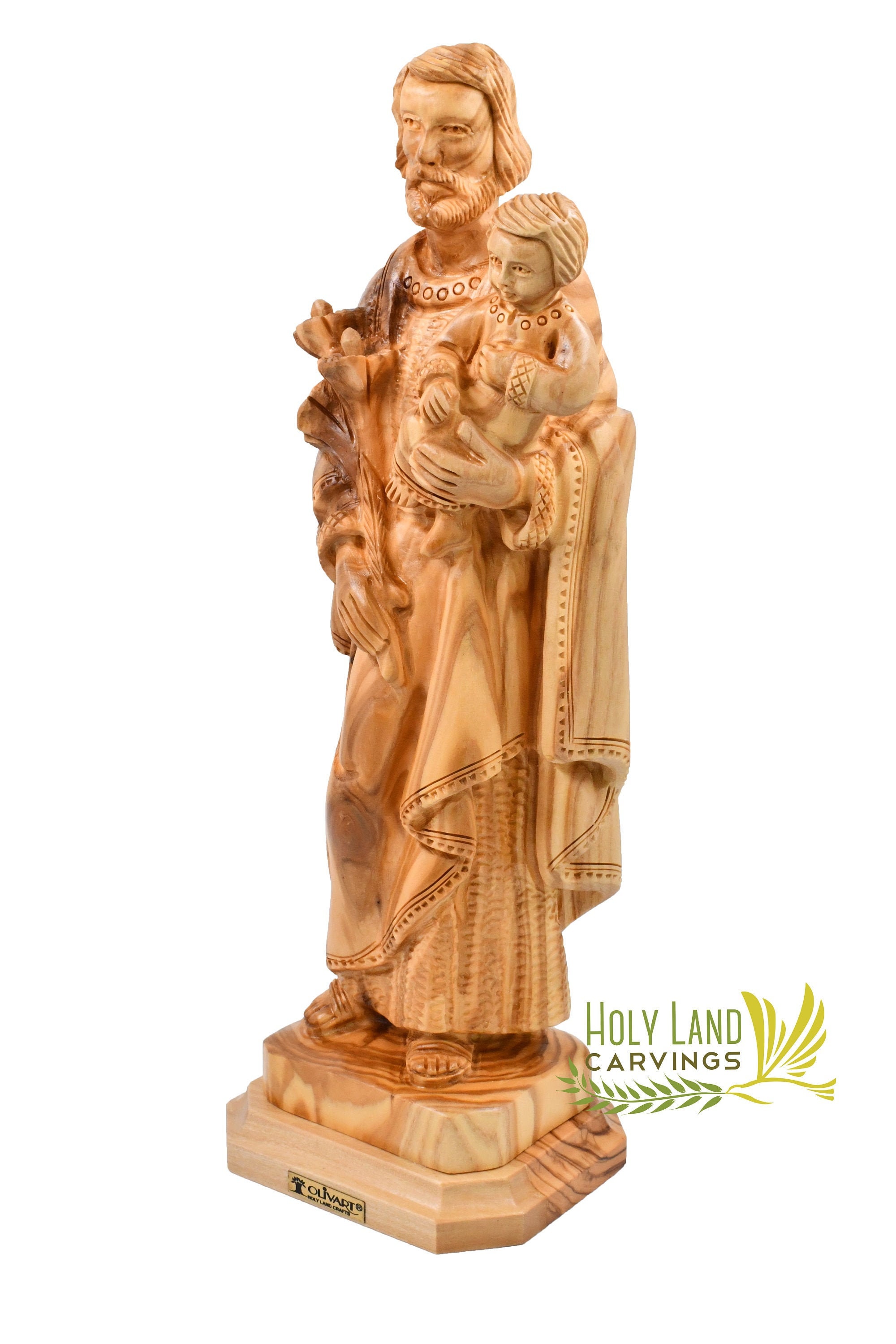 St Joseph Statue St. Joseph Carrying the Holy Child and Etsy