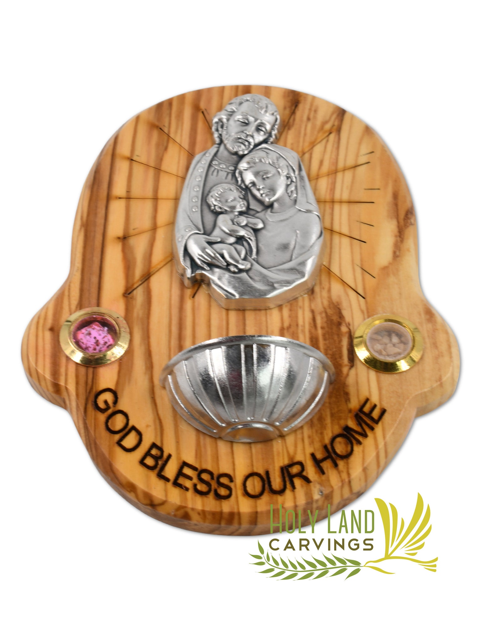 Wooden Holy Family Wall Plaque Wall Hanging Home Blessing Etsy