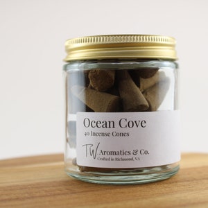 Ocean Cove Scented Incense Cones - 40 Count