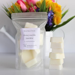 Honeysuckle Jasmine Wax Melt Package - Spring Fragrance | 6 Count Melt Pack