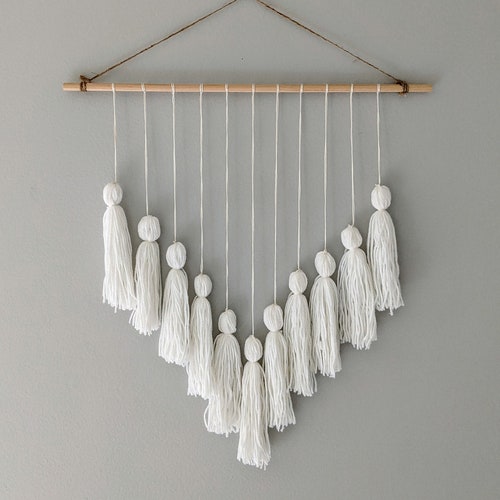 Yarn Wall Hanging Etsy