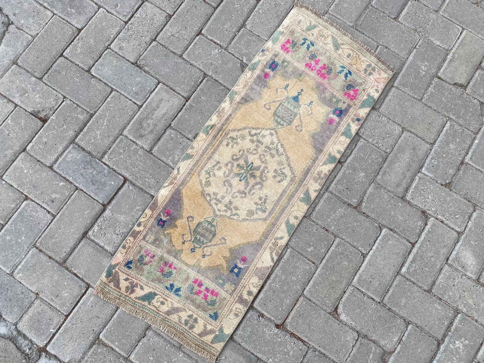 Narrow Doormat Rug 1.3x3.6 ft Kitchen Mat Bedroom Rug Small Etsy
