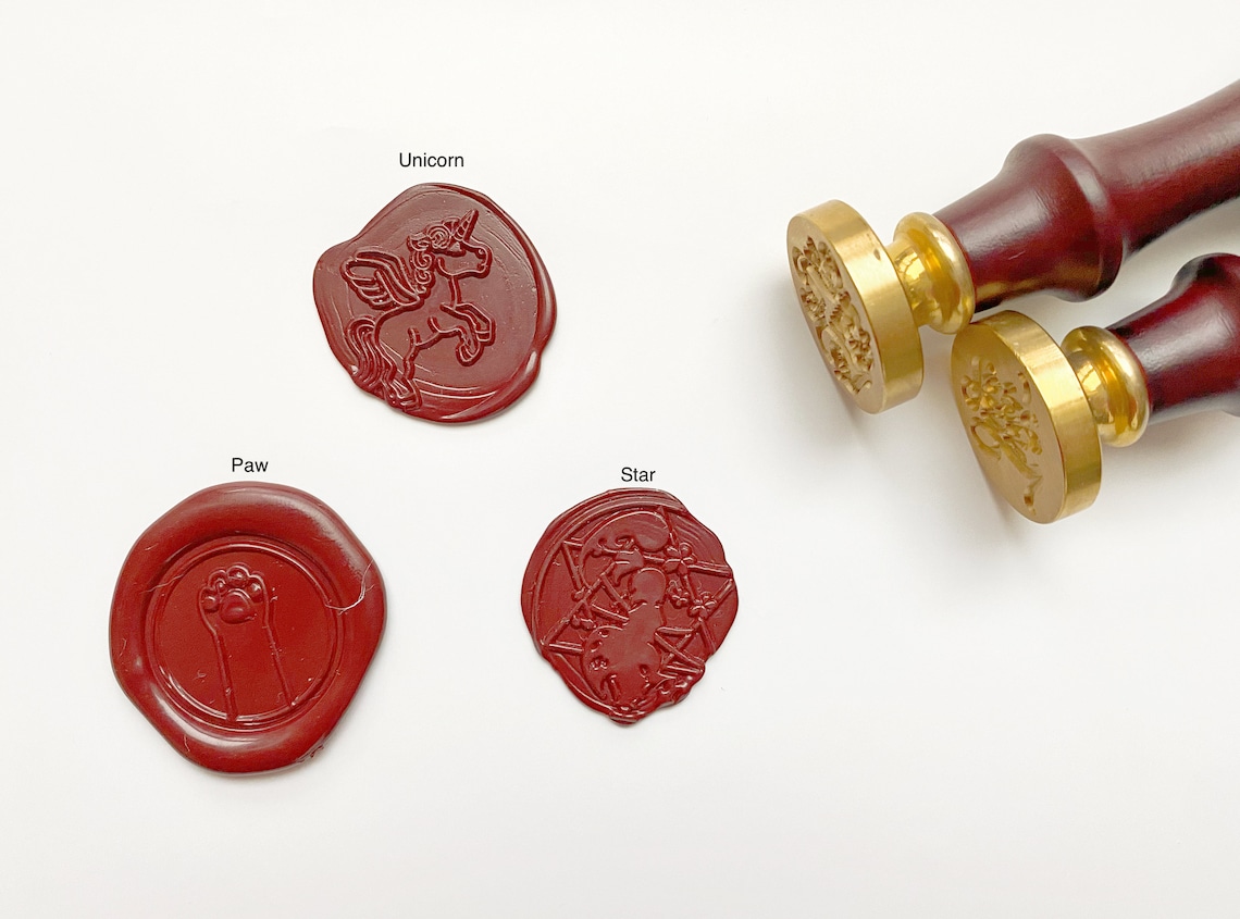 Sealing Wax Stamps with Designs Custom Design Wax Seal Etsy