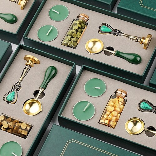 Wax Seal Kit Wax Seal Gift Set Beginners Sealing Wax Set Etsy Canada