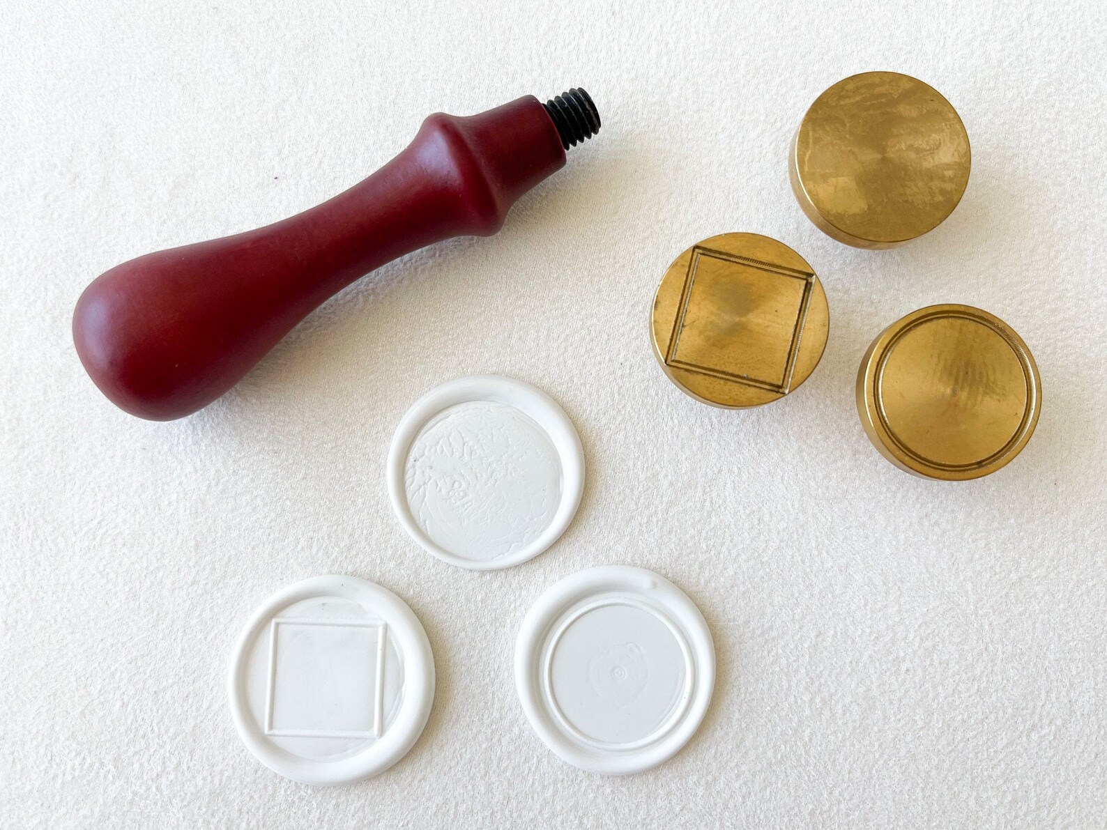 Blank Wax Stamps Custom Wax Seal Stamps Circle Design Etsy