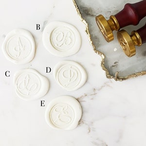 Script Letter Sealing Wax Stamps, Letter Wax Seal Stamps, Wedding Initial Stamp, Custom Sealing Wax Stamp, Classic Letters