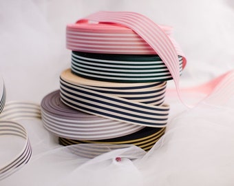 Striped Ribbon, Blue Ribbon, Purple Ribbon, Pink Ribbon, Orange Ribbon, Brown Ribbon, Gift Wrapping, Ribbon Decor