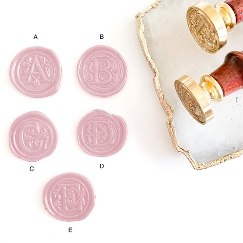 Script Letter Sealing Wax Stamps Letter Wax Seal Stamps Etsy Canada