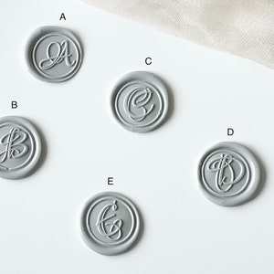 Hand wax stamp (seal) – Decorative letter S