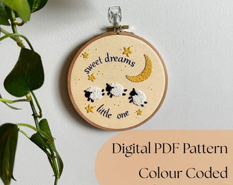 Süße Träume Little One Nursery PDF Pattern - Instant Download