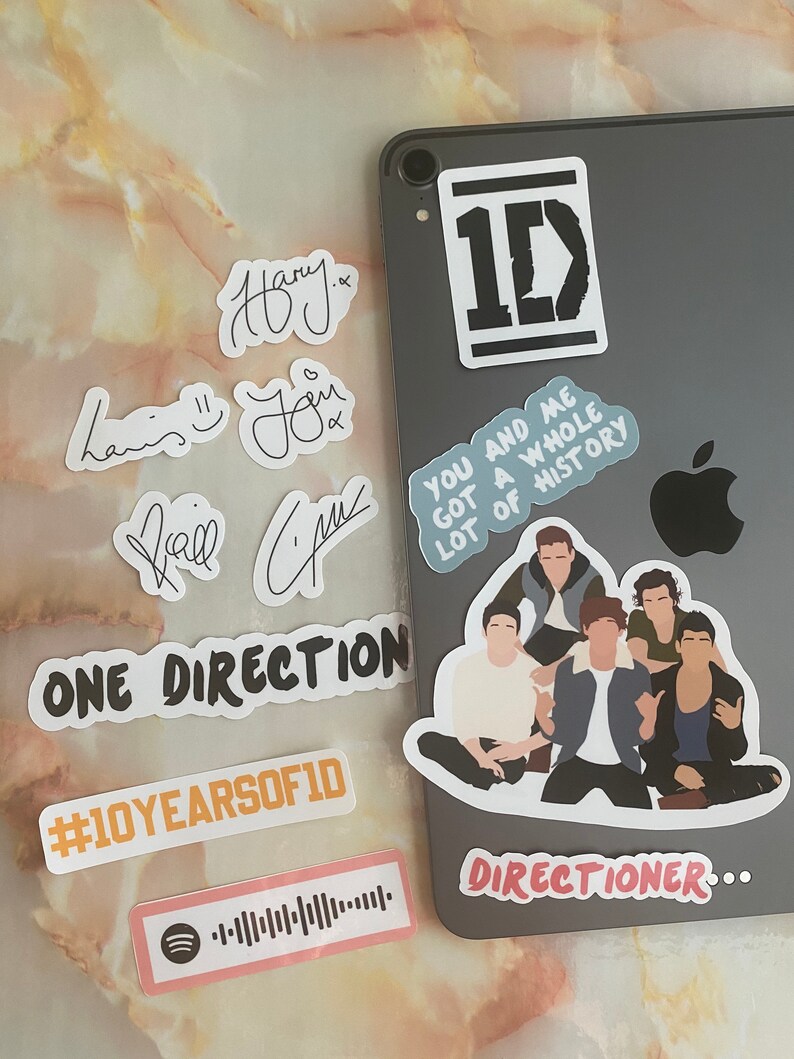 One Direction Sticker Pack 10 Year Anniversary