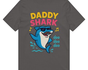 Funny Father’s Day Shirt - Daddy Shark Doo Doo Doo - Shark Dad Tee - Father’s Day Gift - Daddy Shark Shirt