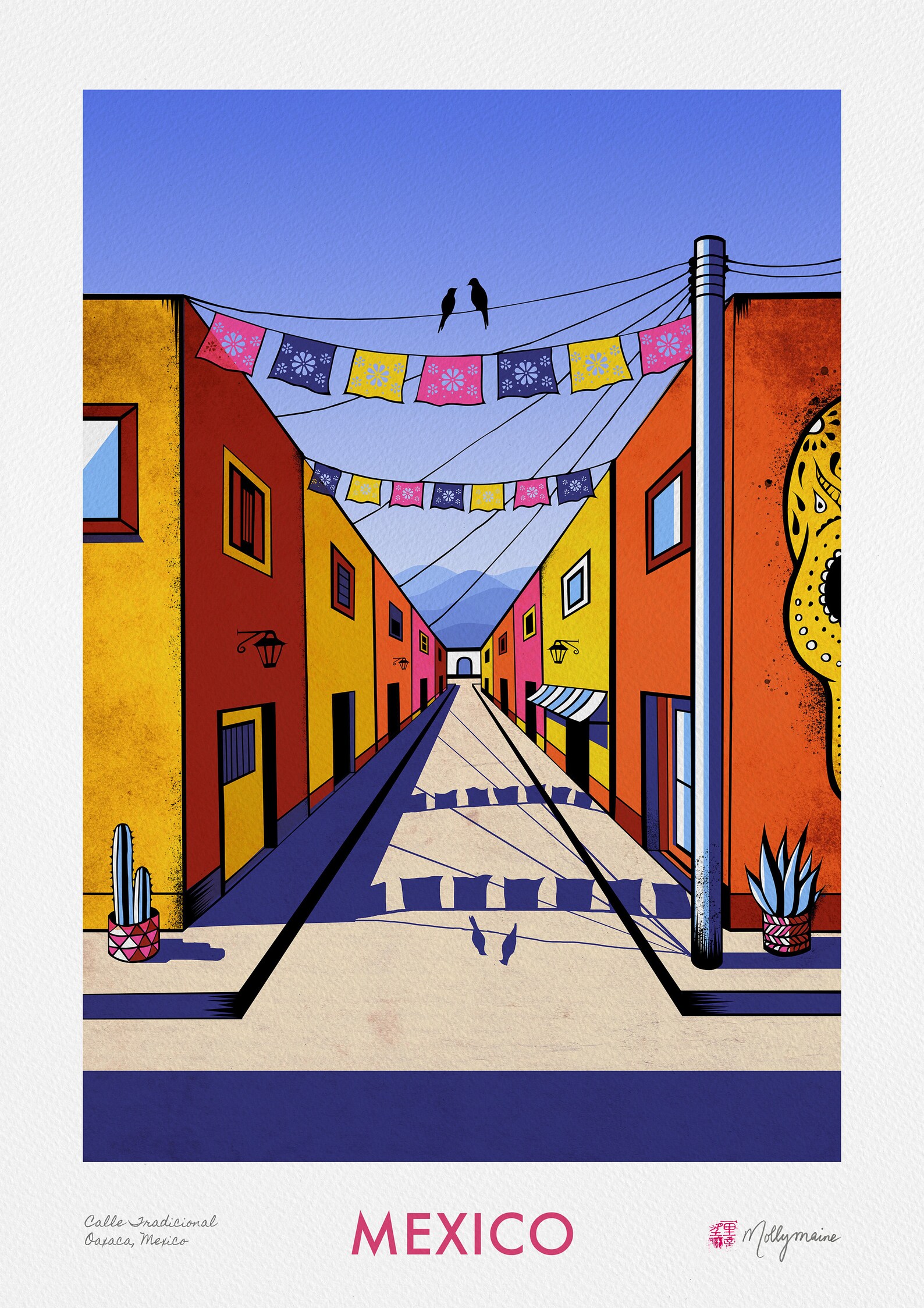 Mexico Art Print Signed Wall Art Mexico Wall Decor Etsy UK