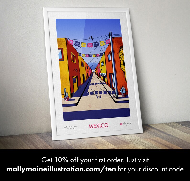 Mexico Art Print Signed Wall Art Mexico Wall Decor Etsy UK