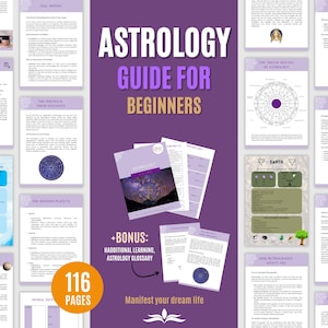 Guide astrologie pour débutants : zodiaques, maisons, planètes, éléments, modalités, signes, transits, thème astral
