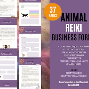 Dierlijke Reiki | Huisdier Reiki | Dierenreikibedrijf | Reikibedrijf | Reiki | Reiki-sjablonen | Reiki Business-bundel | Dierengenezing