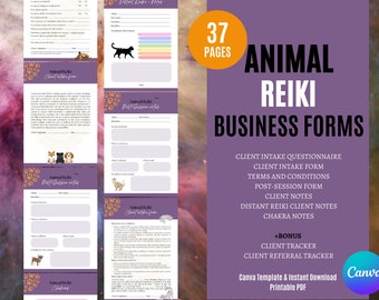 Animal Reiki | Pet Reiki | Animal Reiki Business | Reiki Business | Reiki | Reiki templates | Reiki Business Bundle | Animal Healing
