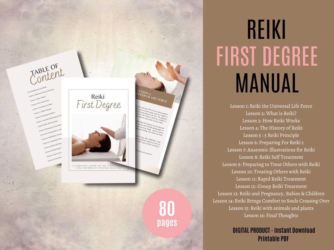 REIKI MANUAL - Level I - Beginner Friendly Reiki Book With Instant ...