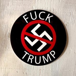 Autocollant anti-atout Antifa #Maga 5 po.