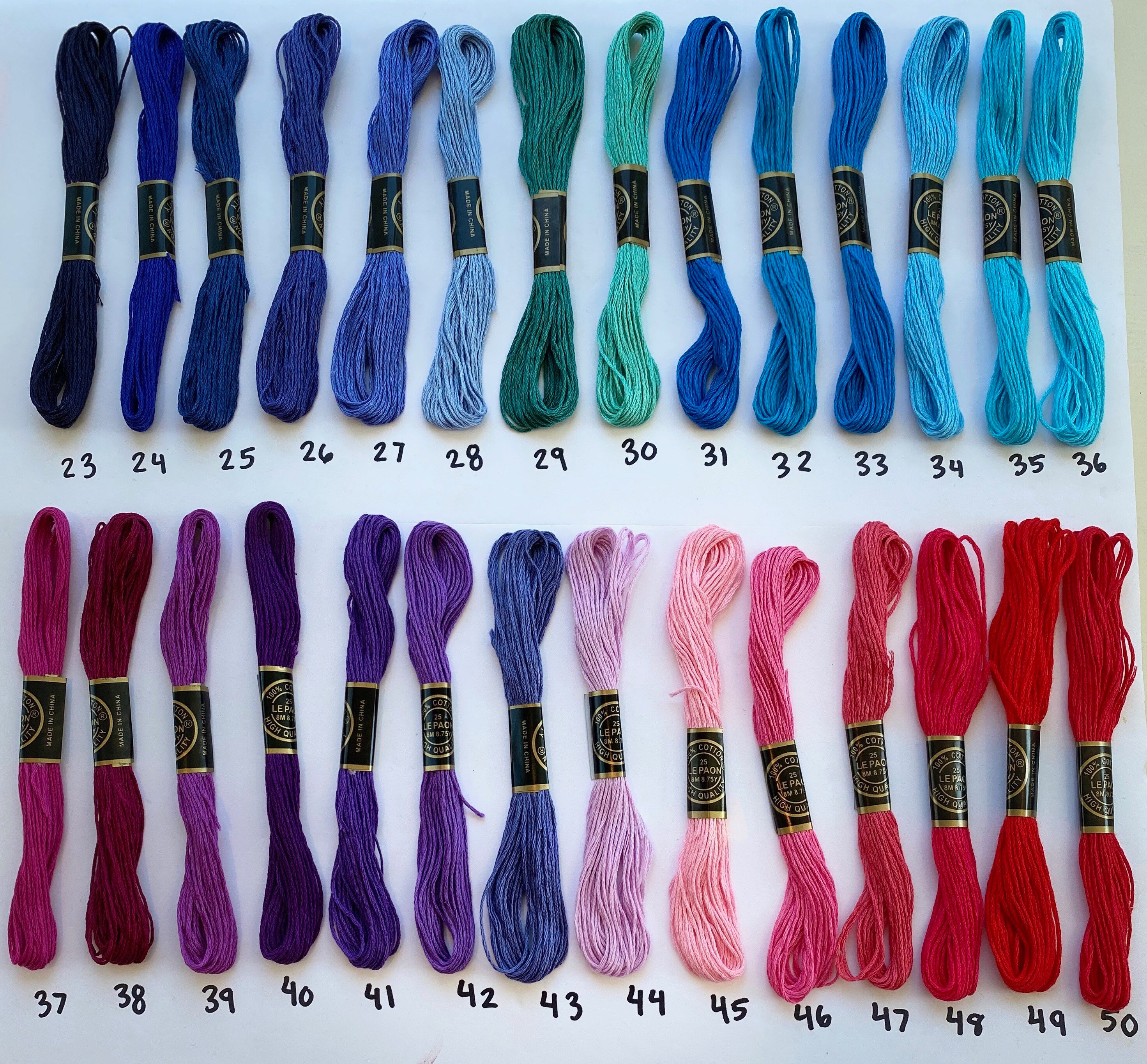 Striped String Bracelet Custom Colors String Bracelet Etsy