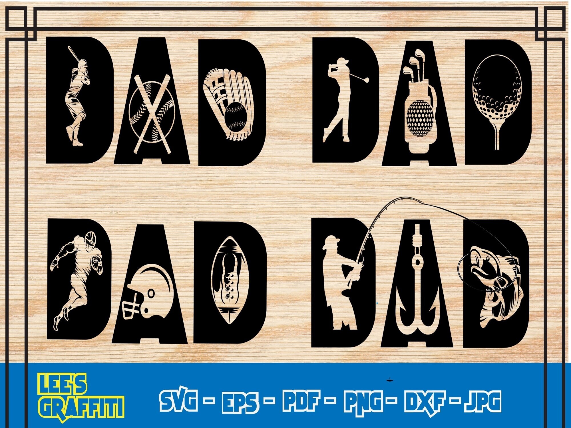 Funny Father&rsquo;s Day SVG Bundle Design Unique Personalized - Etsy