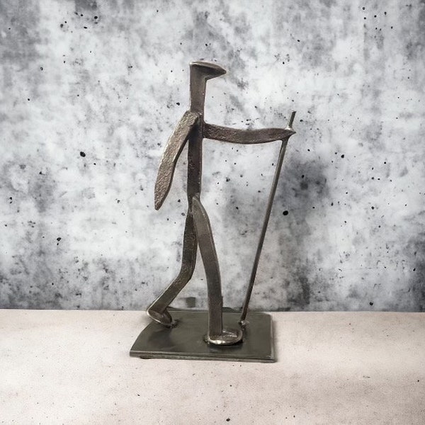 Scrolling On Toilet - Railroad Spike Figurine main image 1