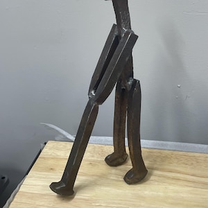 Golfer Figurine, Golf Statue, Golfing Gift, Rusted Metal Art Golf Enthusiast, Minimalist Golf Statue, Golf Home Decor, Christmas Gift