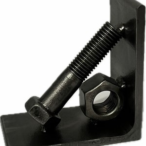 Industrial Bookend Set  Giant Nut & Bolt Book end Extra Heavy Book end doorstop, Americanmade Handmade, Bookshelf Home Library Reader Gift