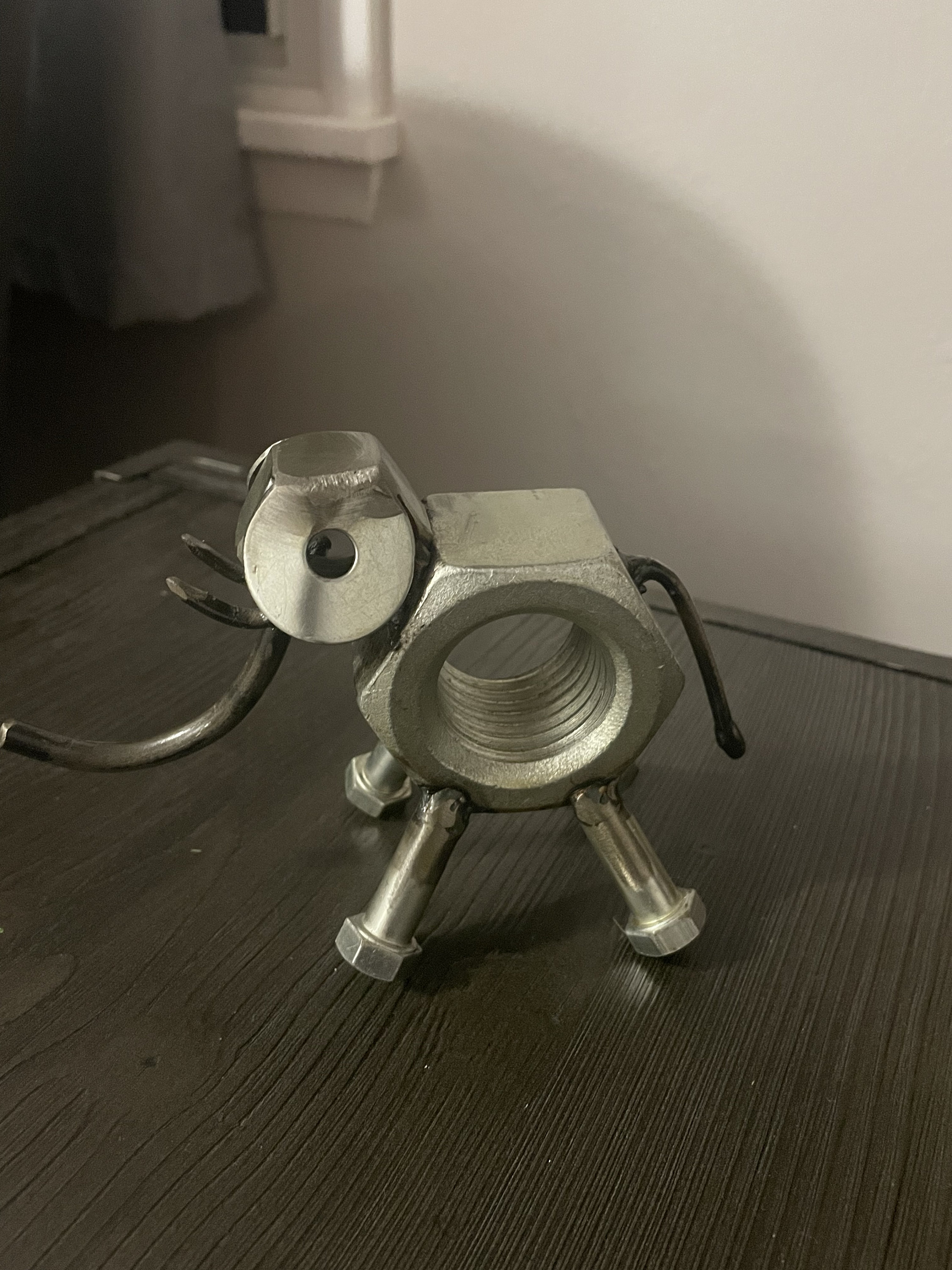 Metal Elephant Animal Art Nut and Bolt Elephant Etsy