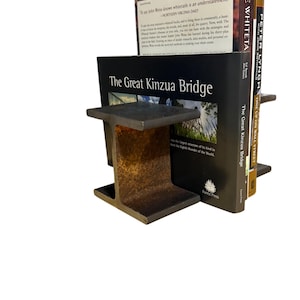 rusted rustic heavy bookend set modern industrial heavy book holder bookshelf desk organizer steampunk steel bookend home library decor