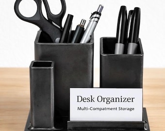 Desktop Organizer Metal | Office Desk Organizer | Desk Accessories | Office Storage Organizer | Work From